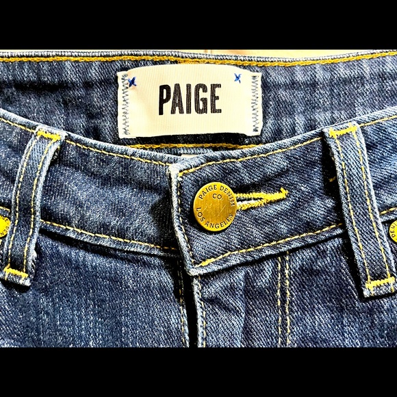 Paige denim jeans Verdugo ultra skinny size 24 Great Condition - Picture 3 of 6